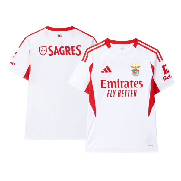 本菲卡第三客场足球球衣 2025_26 白色