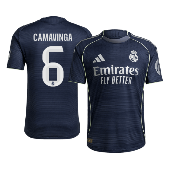 CAMAVINGA #6  Real Madrid Away Soccer Jersey 2025_26 Navy