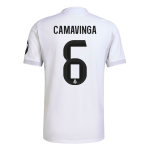 卡马维加 #6 皇家马德里主场足球球衣 2025_26 白色
