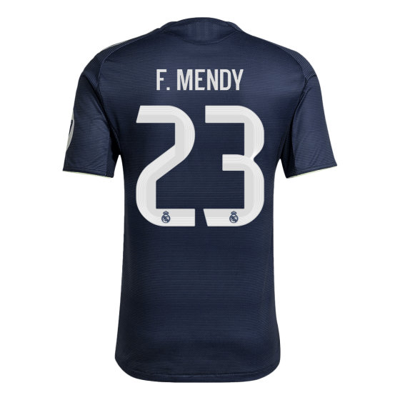 F.MENDY #23 Real Madrid Away Soccer Jersey 2025_26 Navy
