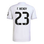 F.MENDY #23 皇家马德里主场足球球衣 2025_26 白色