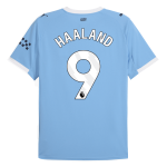 哈兰德#9 曼彻斯特城主场足球泽西 2025_26 蓝色