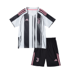 尤文图斯主场足球球衣套装 2025_26 儿童款（球衣+短裤）