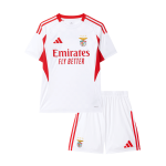 儿童本菲卡第三客场足球球衣套装 25_26 白色