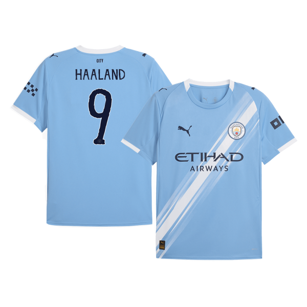 曼彻斯特哈兰德#9主场足球泽西2025_26