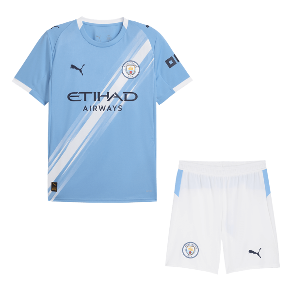 曼彻斯特城主场足球球衣套装2025_26（球衣+短裤）