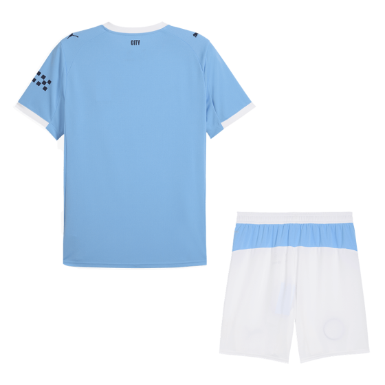 Manchester City Home Soccer Jersey Kit 2025_26 (Jersey+Shorts)