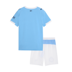 曼彻斯特城主场足球球衣套装 2025_26 儿童（球衣+短裤）