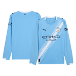 曼彻斯特城长袖主场足球泽西2025_26