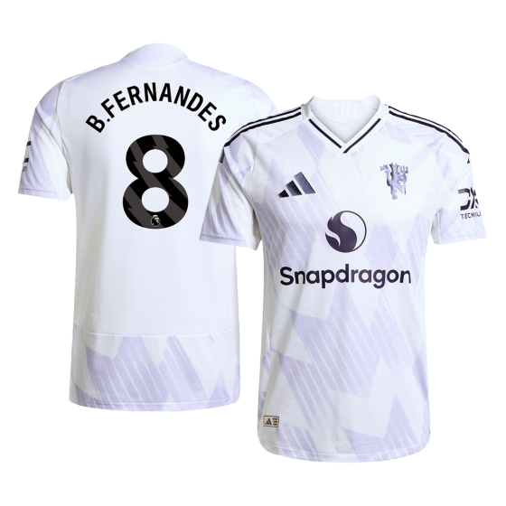 Manchester United B.FERNANDES #8 Away Soccer Jersey 2025_26