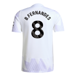曼彻斯特联队 B.费尔南德斯 #8 客场足球球衣 2025_26