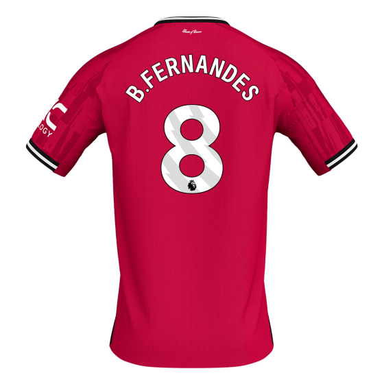 Manchester United B.FERNANDES #8 Home Soccer Jersey 2025_26