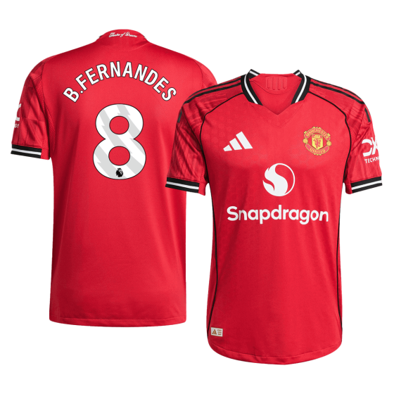 Manchester United B.FERNANDES #8 Home Soccer Jersey  2025_26
