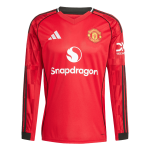 曼彻斯特联队长袖主场足球球衣 2025_26