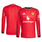 曼彻斯特联队长袖主场足球球衣 2025_26
