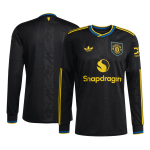 曼联第三款客场复古足球球衣 2025_26 - 长袖版
