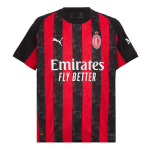 普里希奇 #11 AC米兰主场足球球衣 2025_26 红黑