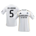 皇家马德里贝林厄姆 #5 主场足球球衣 2025_26