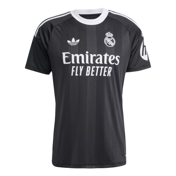 Real Madrid Goalkeeper Soccer Jersey 25_26 Black