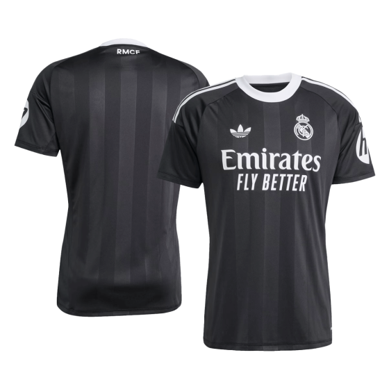 Real Madrid Goalkeeper Soccer Jersey 25_26 Black