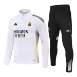皇家马德里运动衫套装 2025_26 - 白色（上衣+裤子）