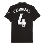 雷恩德斯 #4 曼彻斯特城客场足球泽西 2025_26 黑色