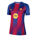 女性巴塞罗那主场足球球衣2025_26