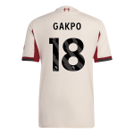 加克波 #18 利物浦客场足球球衣 25_26 白色
