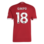 加克波 #18 利物浦主场足球球衣 25_26 红