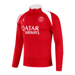 儿童巴黎圣日耳曼拉链卫衣套装（上衣+裤子）25_26号 红色