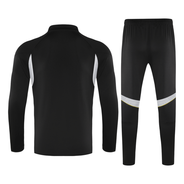 儿童皇家马德里拉链套头衫套装（上衣+裤子）25_26 黑色