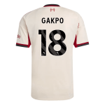 Liverpool GAKPO #18 Away Soccer Jersey 2025_26