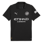 曼彻斯特城雷恩德斯4号客场足球泽西2025_26