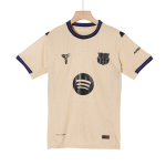 罗尼 #19 巴塞罗那客场足球球衣 2025_26 黄色 - 欧洲冠军联赛