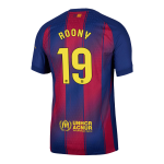 罗尼 #19 巴塞罗那主场足球球衣 2025_26 红蓝
