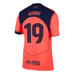 ROONY #19 Barcelona Third Away Soccer Jersey 25_26 Orange- UCL