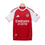 萨利巴 #2 阿森纳主场足球球衣 2025_26 红