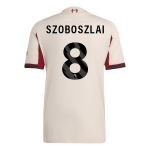 SZOBOSZLAI #8 利物浦客场足球球衣 25_26 白色