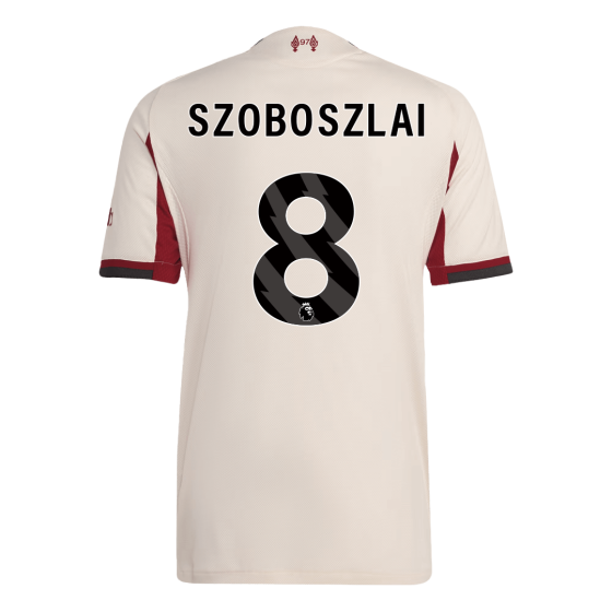 SZOBOSZLAI #8 利物浦客场足球球衣 25_26 白色