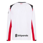 AC米兰客场足球球衣复古2025_26 - 长袖