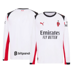 AC米兰客场足球球衣复古2025_26 - 长袖