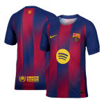 巴塞罗那主场足球球衣 2025_26 红蓝