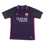 巴塞罗那客场足球球衣复古2016_17