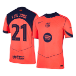 F.DE JONG#21巴塞罗那第三场球衣25_26橙色-UCL