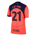 F.DE JONG#21巴塞罗那第三场球衣25_26橙色-UCL