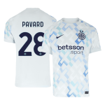 国际米兰帕瓦尔#28客场足球球衣2025_26