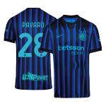 国际米兰帕瓦尔#28主场足球球衣2025_26