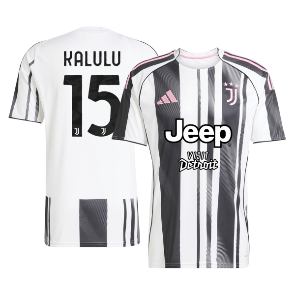 尤文图斯 卡卢卢 #15 主场足球球衣 2025_26