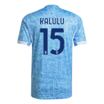 卡鲁鲁 #15 尤文图斯客场足球球衣 2025_26 蓝色