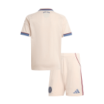 儿童阿贾克斯第三款客场足球比赛服套装 25_26 白色